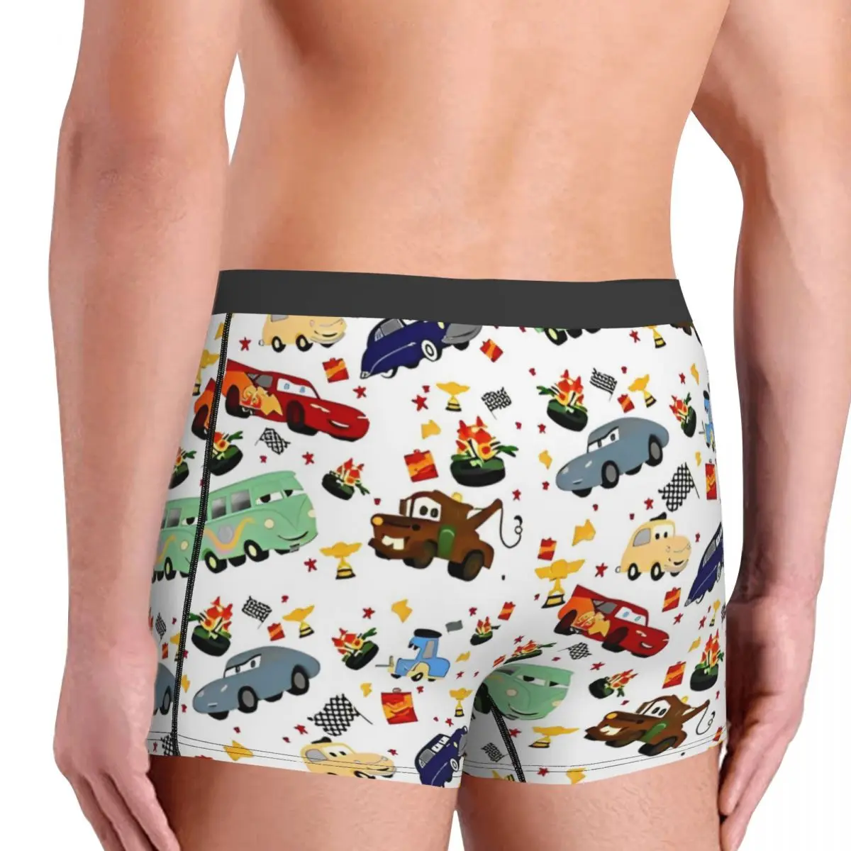 Custom Lightning McQueen Cars Boxer Merch Boxers Briefs Fun Underwear Boxer Briefs Gag Ultra Soft Quilt Underpants Gifts For Man