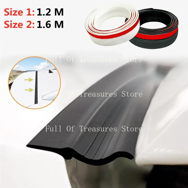 Car Rubber Sealing Strip Auto Trunk Lid Gap Seal  Universal Hatchback Upper Edge Trim Waterproof Dustproof  Accessories