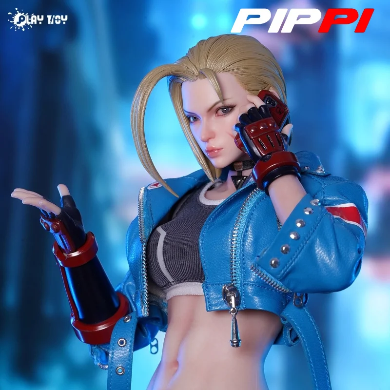 2025 Q3 PLAY TOY P027 1/6 Fightter Cammy Female Soldiers With Movable Eyeballs Figure 12'' Model Full Set Collectible Toy