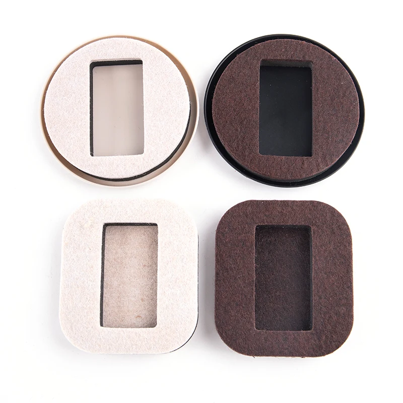 5pcs Office Chair Wheel Stopper Furniture Caster Cups wood Floor Protectors Anti Vibration Pad Chair Roller Feet Anti-slip Mat