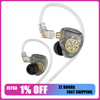 KZ Merga Earphones Bass Earbuds In Ear Monitor Headphones Sport Noise Cancelling HIFI Headset