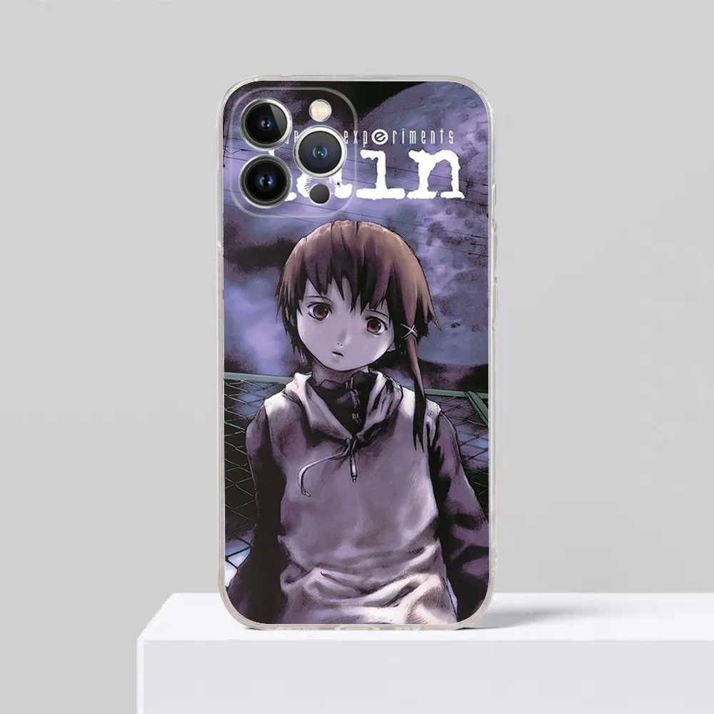 Serial Experiments Lain  Phone Case For iPhone 15 14 13 12 Mini 11 Pro XS Max X XR SE 6 7 8 Plus Soft Silicone Cover