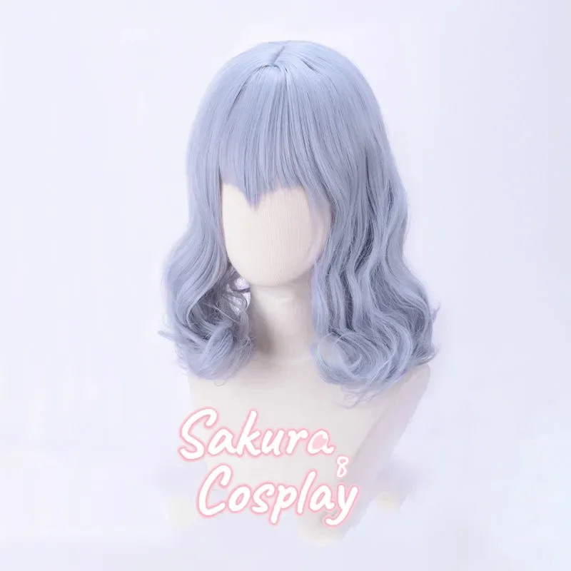 Touhou Project Remilia Scarlet Cosplay Short Curly Heat Resistant Synthetic Hair for Halloween Costume Role Play Wigs