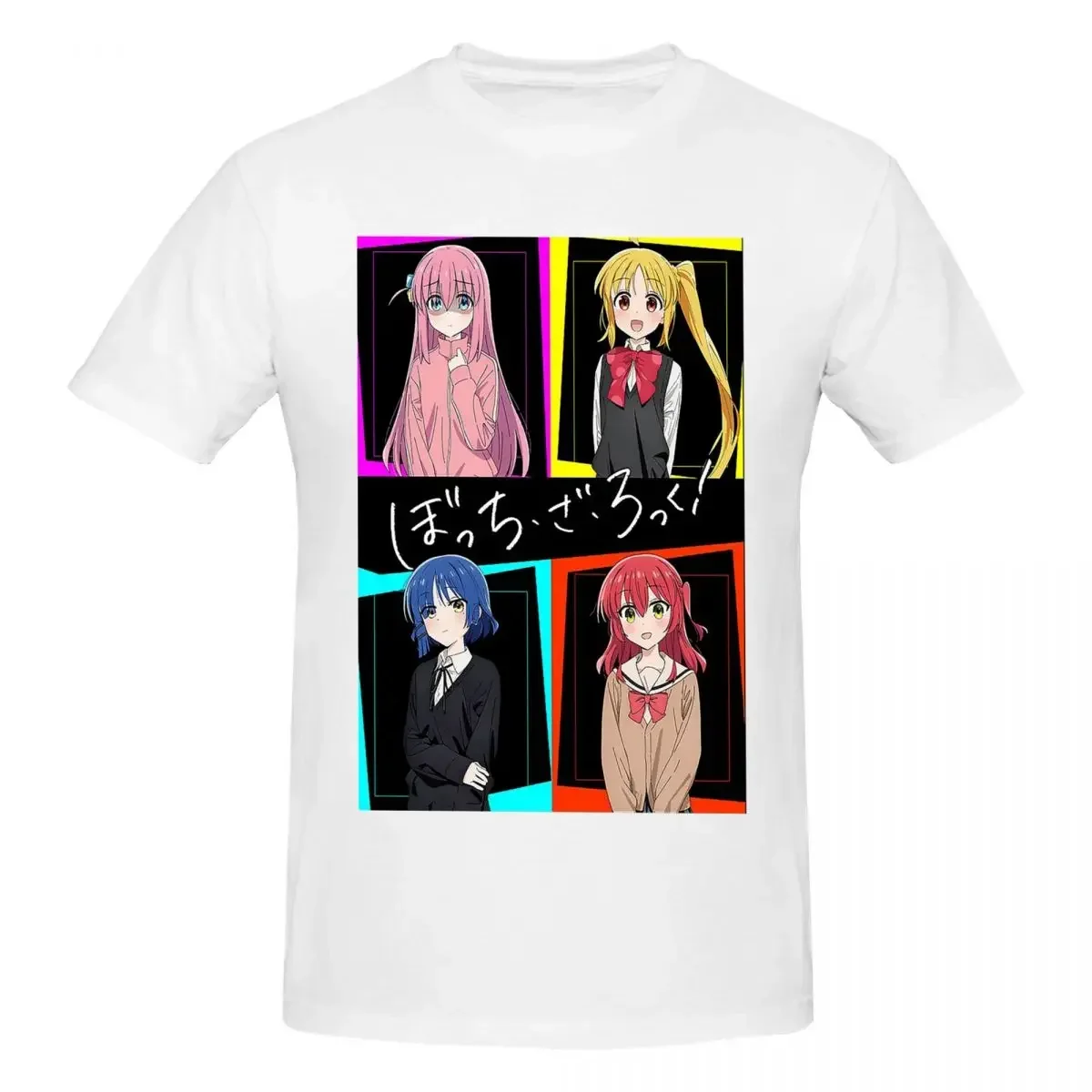 

Rock Fusion Bocchi Unforgettable Tale Gifts 100% Cotton T-shirt Unisex Fashion T Shirts Men O-Neck Short Sleeve S-6XL