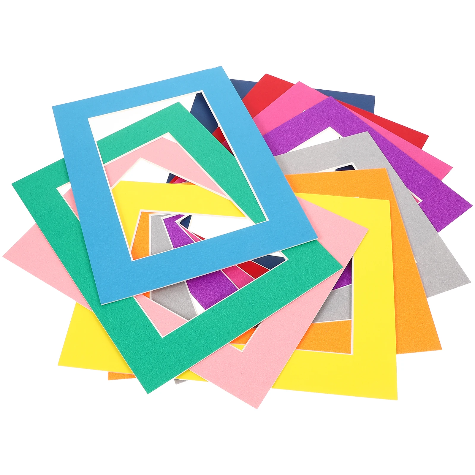 

30pcs Picture Frames Decorative Cardboard 6 Inch Random Colors 10 2x15 2cm Mini Display Wall Bedroom Living Room Photo Frame