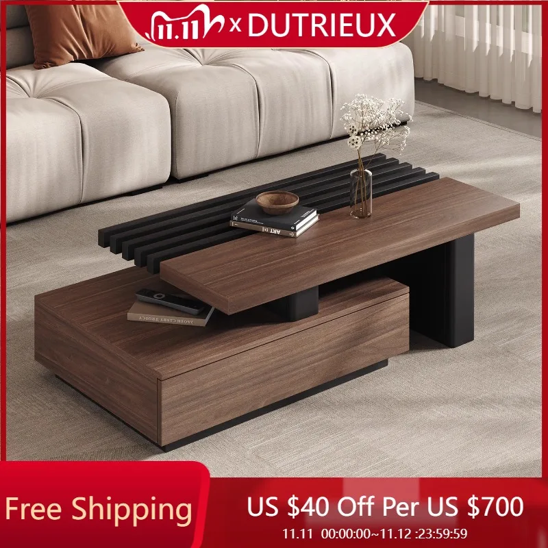 

Minimalist Transform Coffee Table Decoration Storage Bedroom Aesthetic Coffee Table Wood Cheap Mesa Auxiliar Home Furniture