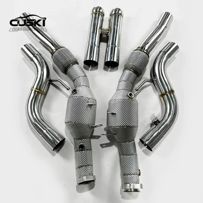 

Аксессуары для модификации выхлопных газов автомобиля из нержавеющей стали, подходящие для Mercedes Benz AMG S500 W222 4.7T 2013-2017 выхлопная труба