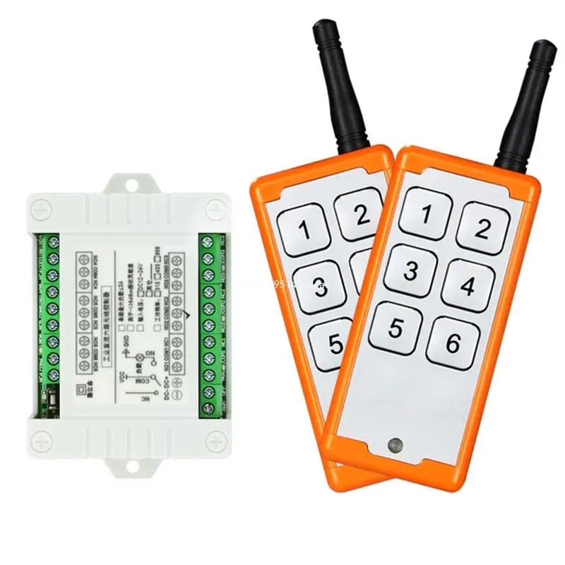 12V Remote Wireless RF Remote Control 6 Channel Module 433/315Mhz Transmitter Receiver New Dropship