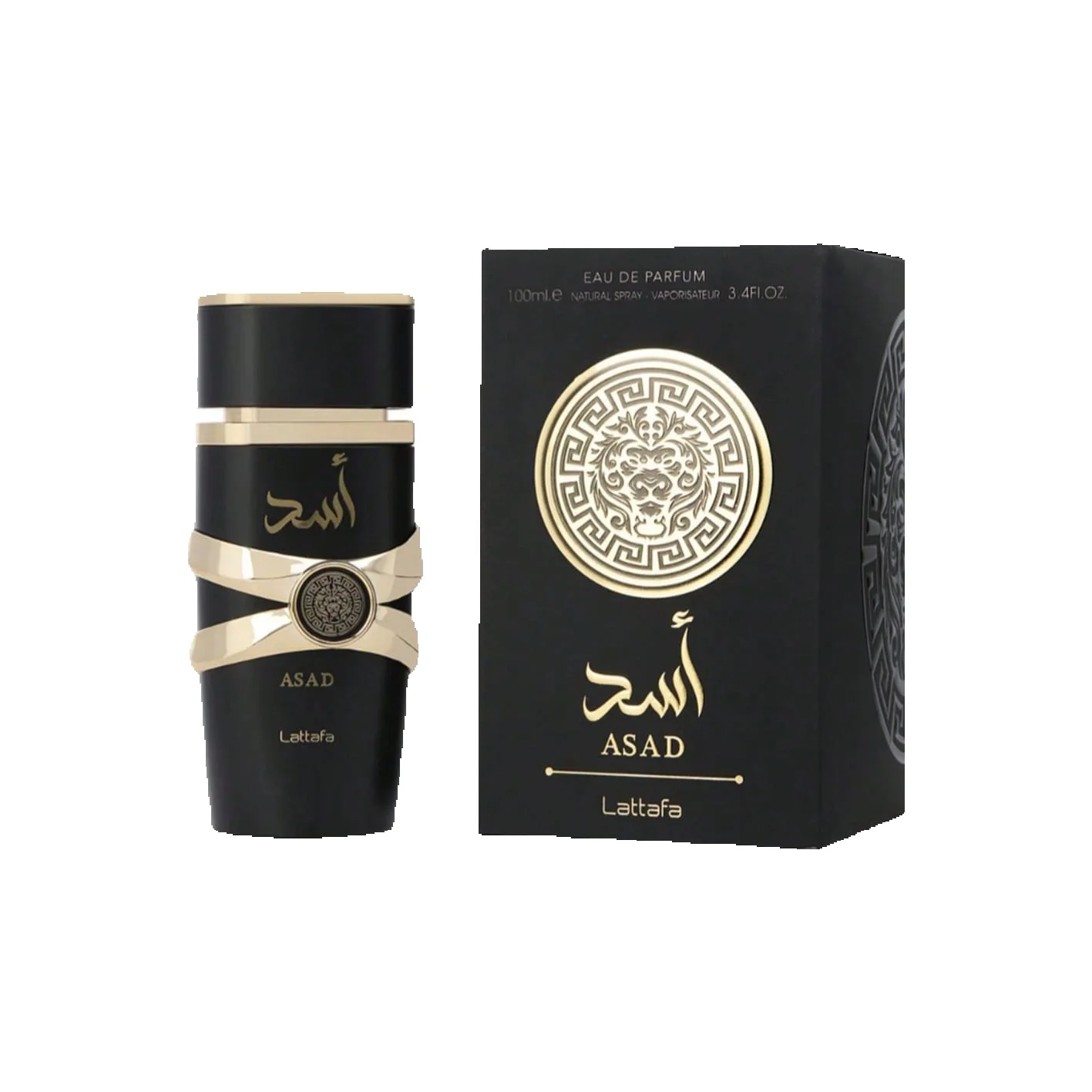 Lattafa Asad Men Eau De Parfum Spray 100ml Amber Scent Men's Perfume Original Authentic Product Long-Lasting Fragrance