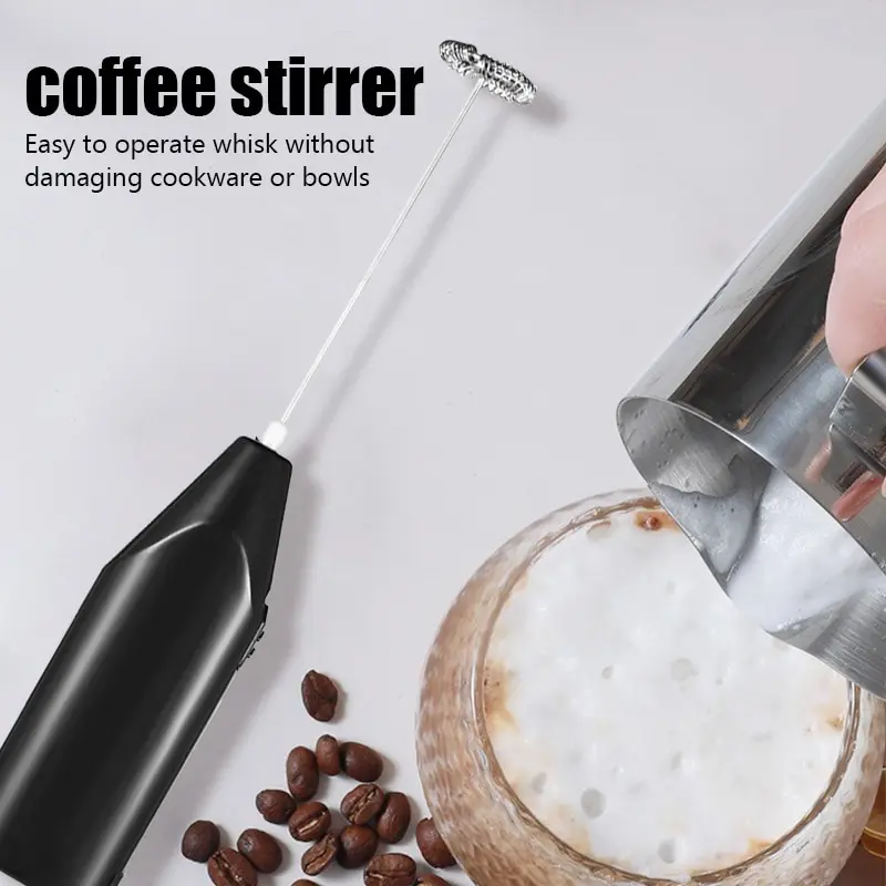 Electric Milk Frother Handheld Egg Beater Foamer Coffee Maker Electric Blender Mixer Mini Portable Blender Kitchen Tools