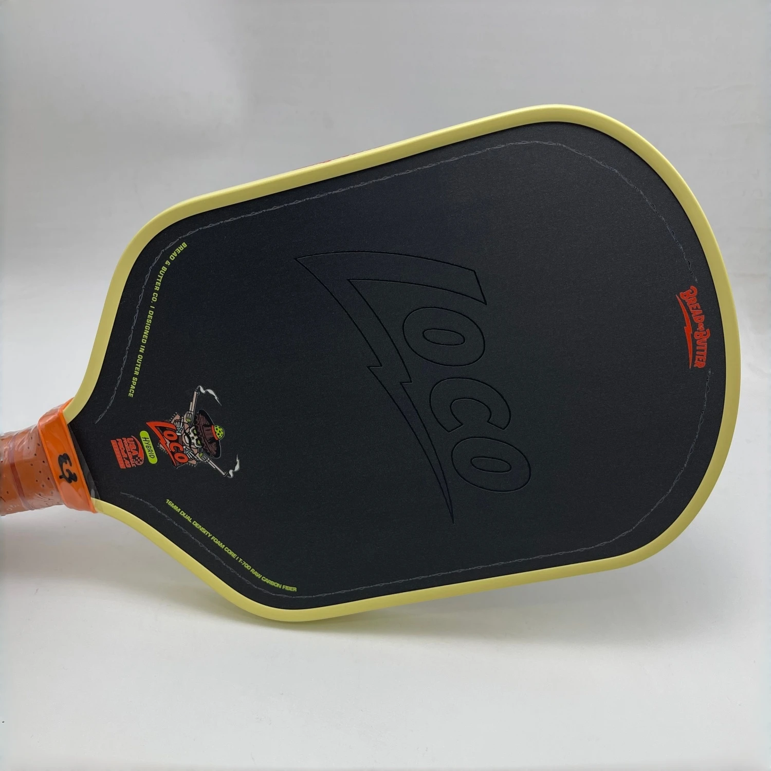 Bread Butter Loco Pickleball Paddle Blue 16mm EVA Foam Core Hybrid Standard CFC T700-High Quality Portable Training