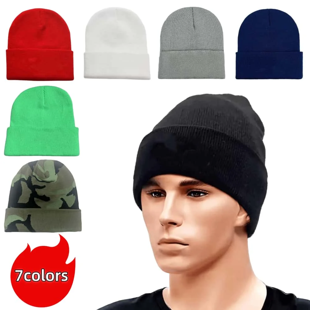 2026 Fashion Trend Embroidered Red Energy Drink beanie Unisex 7 Colors Knitted Hat Autumn and Winter Comfortable Warm Sports Hat