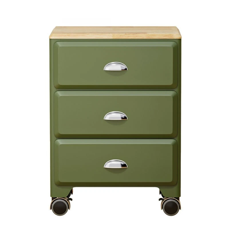 Retro industrial style tin chest, multi-layer chest of drawers, bedroom, living room storage cabinet