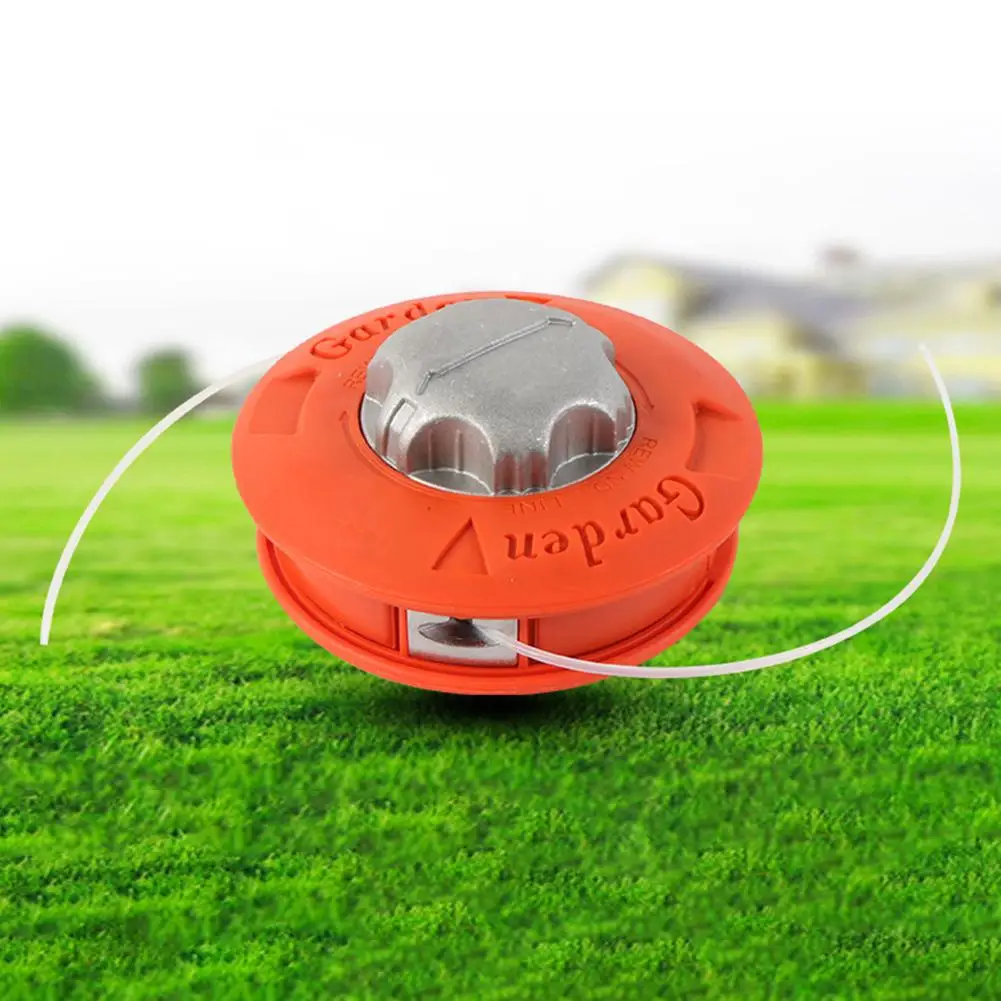 หัวตัดหญ้าแบบล้ออลูมิเนียม ฝาครอบอลูมิเนียม สำหรับเครื่องตัดหญ้าแบบล้อ  ไม่ต้องถอดประกอบ