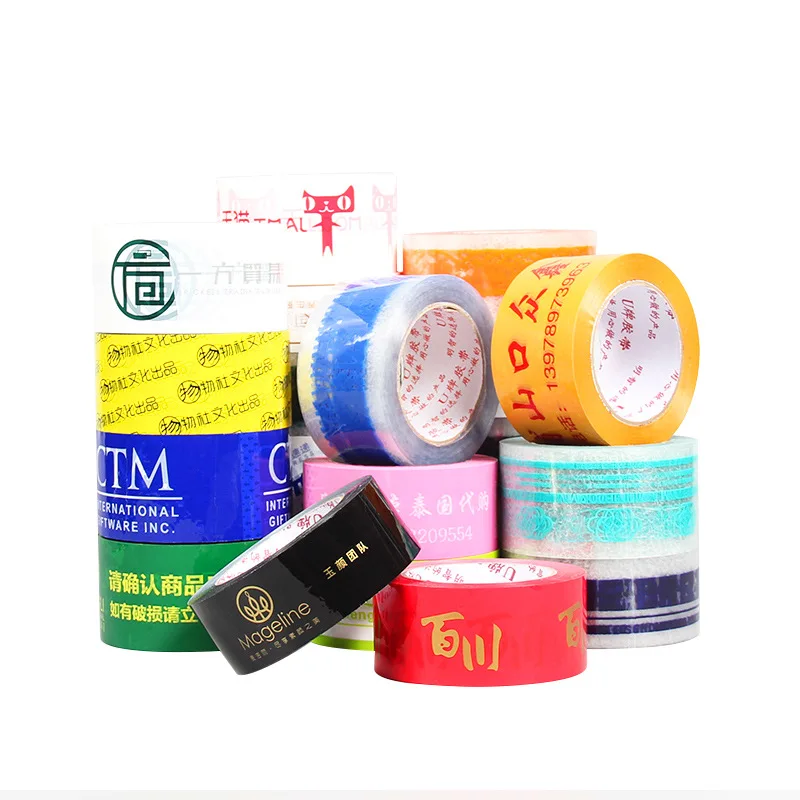 Customized productTape Packing Custom Logo Printed Transparent Bopp Carton Packing Adhesive Tape