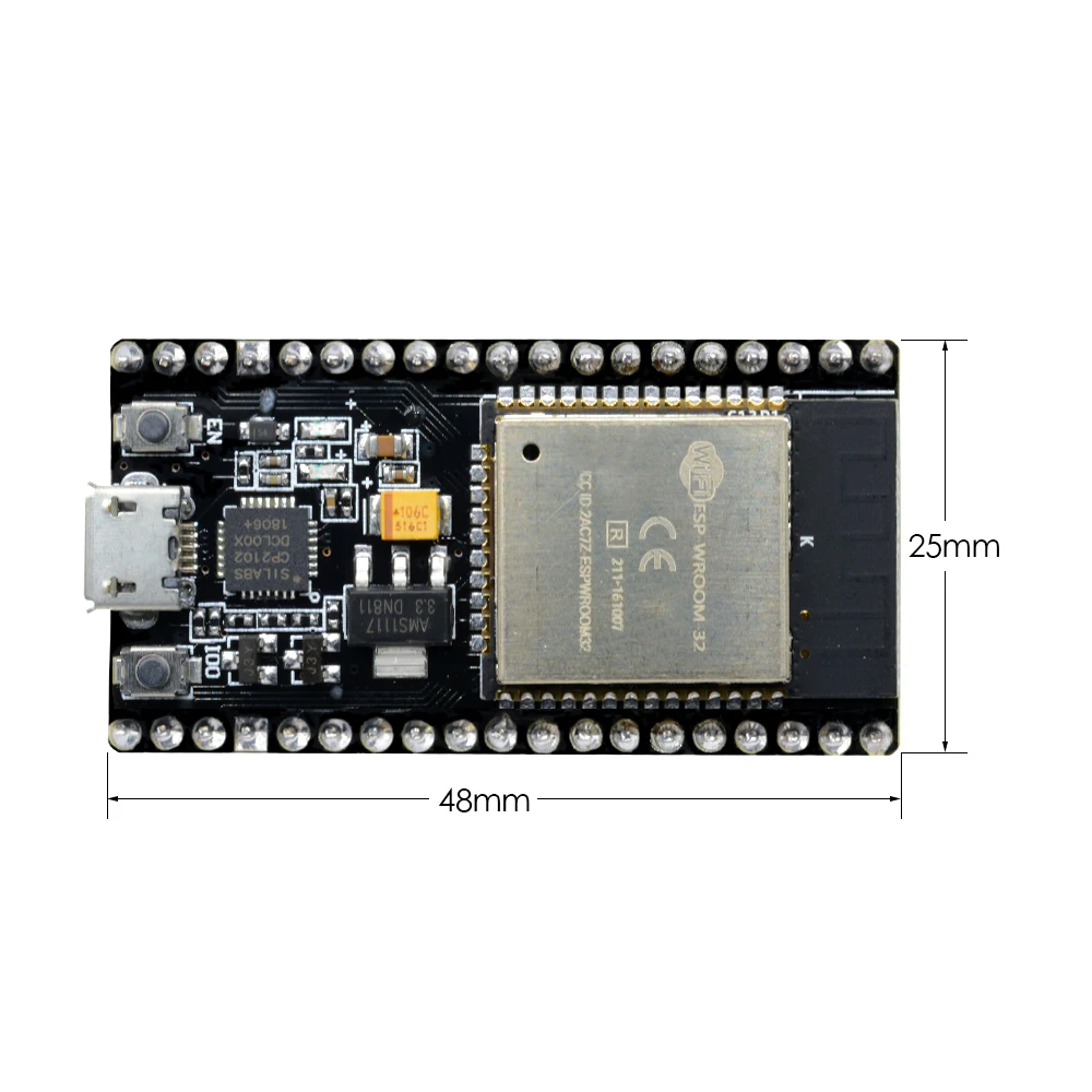 ESP32 ESP32S Expansion Board Compatible with NodeMCU-32S Lua 38Pin GPIO Expansion Board CP2102 Entwicklung 2.4GHz Dual Mode