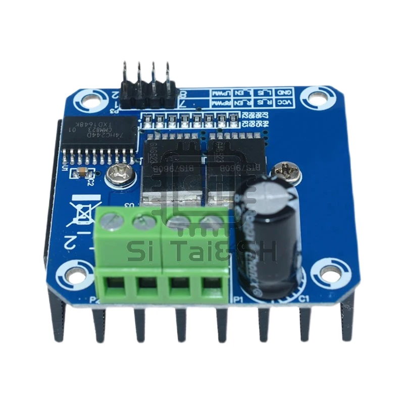 STRX H-Bridge High-Power Motor Driver Module, DIY Smart Car Current Diagnostic for Arduino, Double BTS7960, 43A, MoleWei