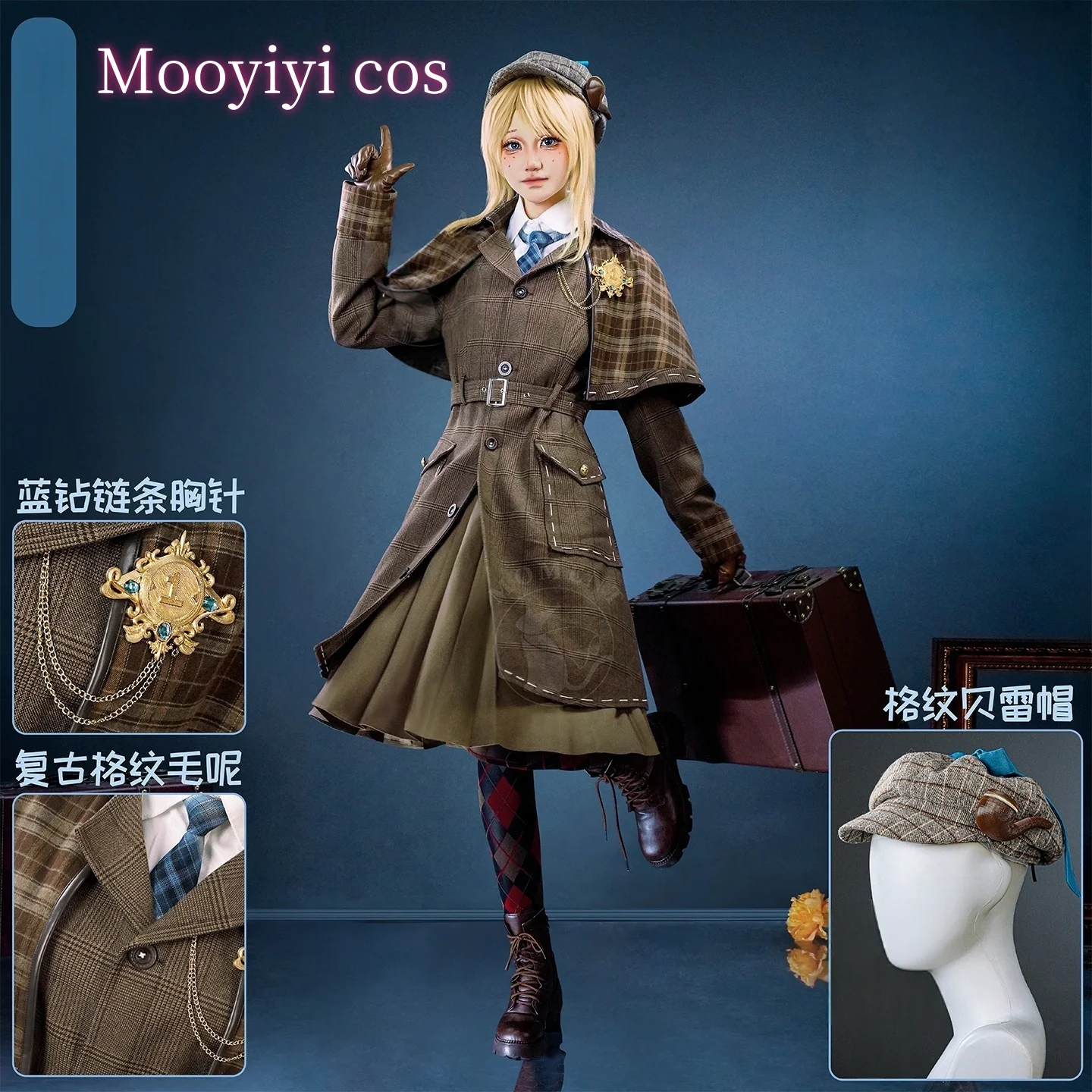 حديثا إيما وودز تأثيري حلي هالوين عيد الميلاد لعب الأدوار حفلة لعبة كوميدية الهوية الخامس بستاني المرأة فستان S-XXL #1