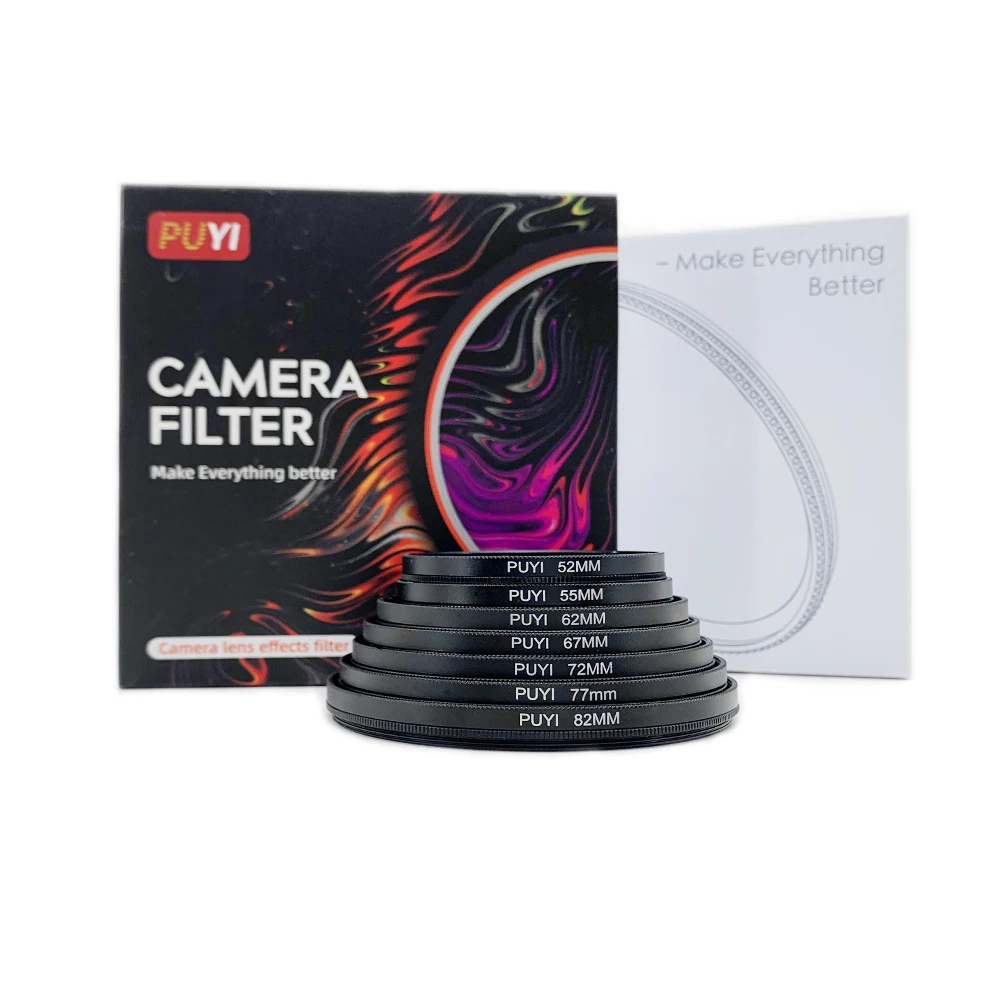 Rainbow Blue Streaks Efeito Filtro, Circular Lens Flare, 77mm, 82mm, Fit para Canon, Nikon, Sony, Pentax, Fuji, Olympus Camera, Cinematic