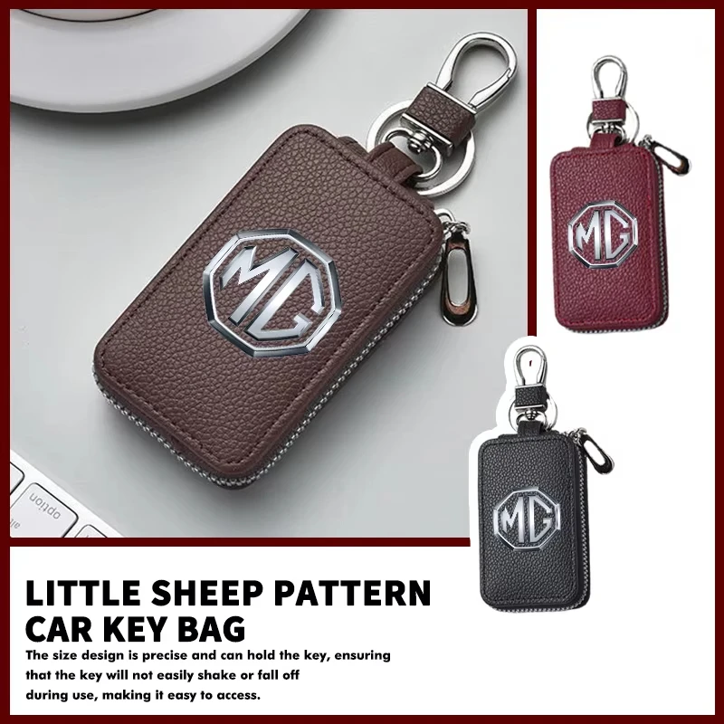 Car Key Bag Remote Key Protective Case For MG ZS MG4 EV HS MG3 MG5 EV Marvel R MG ONE MG GT MG HS PHEV