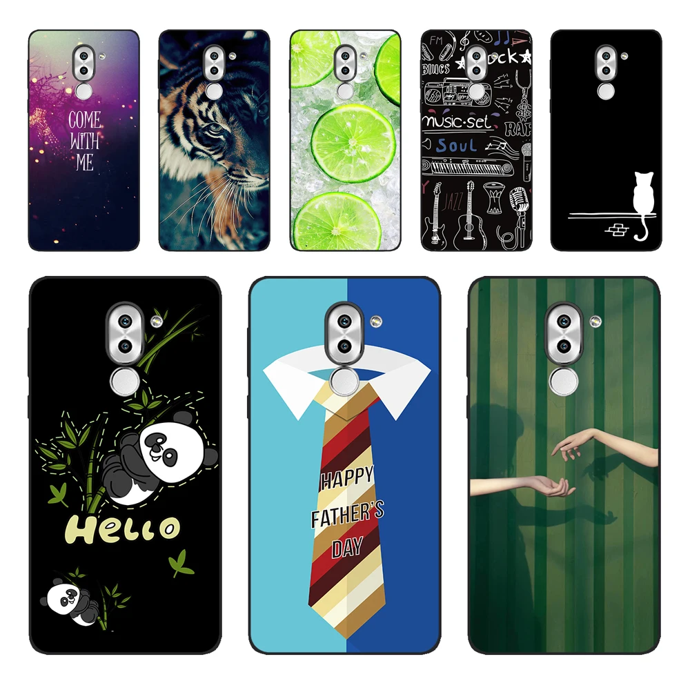 Funda trasera de TPU para Huawei GR5 2017, funda de silicona suave para Honor 6X, Honor 6 X x6 Mate 9 Lite