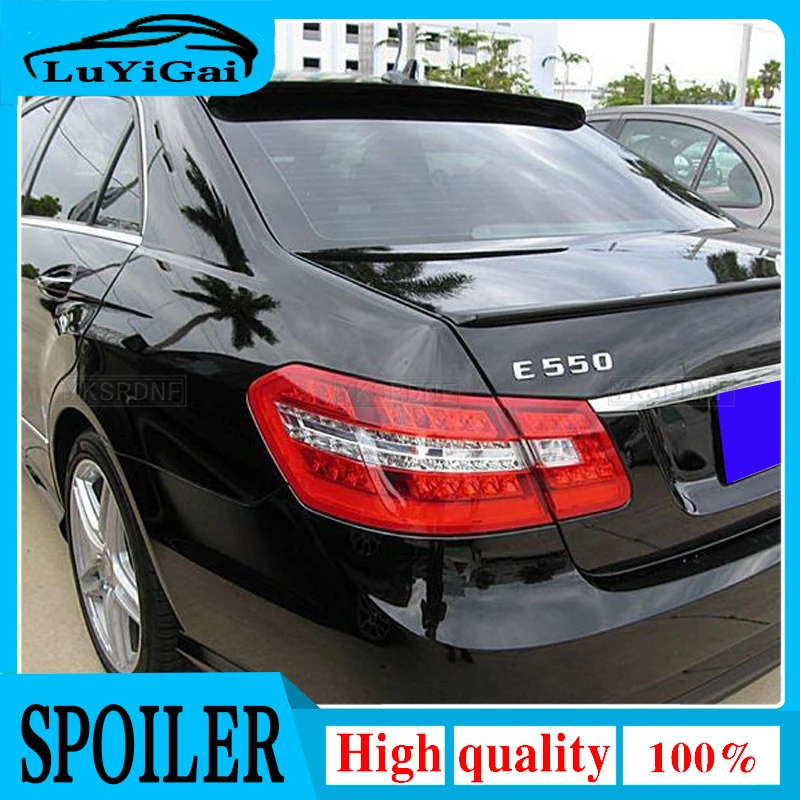 For Mercedes - Benz W212 E320 E260 E300 E63 Spoiler ABS Material Roof Spoiler For 2008 2009 2010 2011 2012 2013 W212 4 Doors