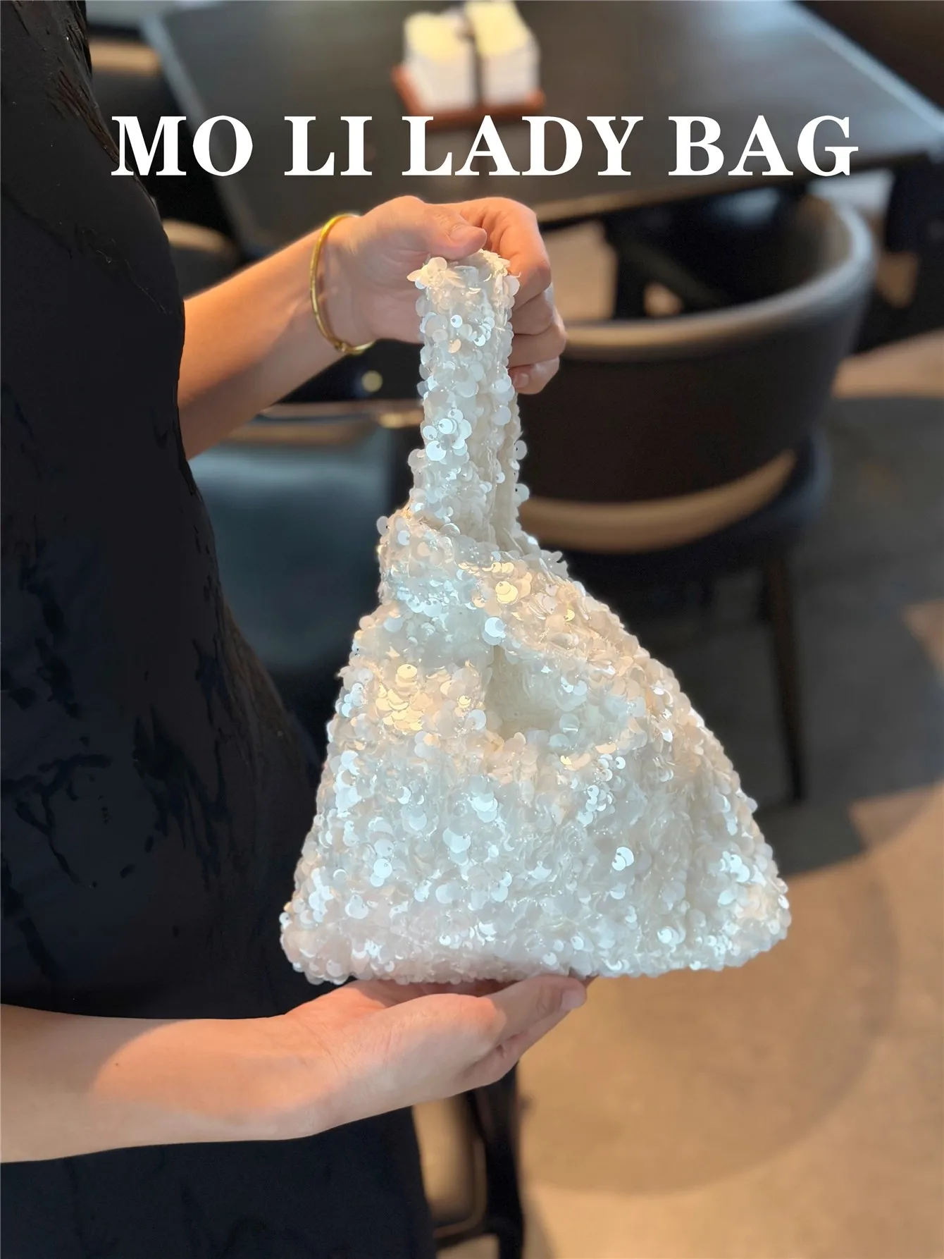 

Glitter Shiny Sequins Clutch Purse Luxury Fashion Evening Bag Women Handbag Wedding Party Banquet Bag Female Shoulder Bag