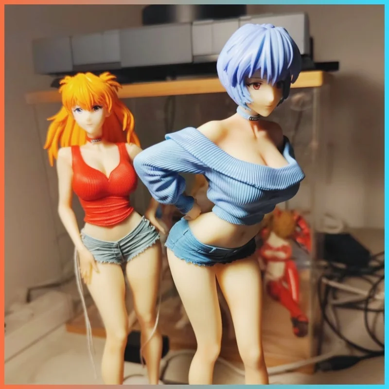 

New Asuka Langley Soryu Anime Figure Ayanami Rei Figure Shikinami Asuka Rangurē Figurine Anime Model Statue Collection Gift Toy