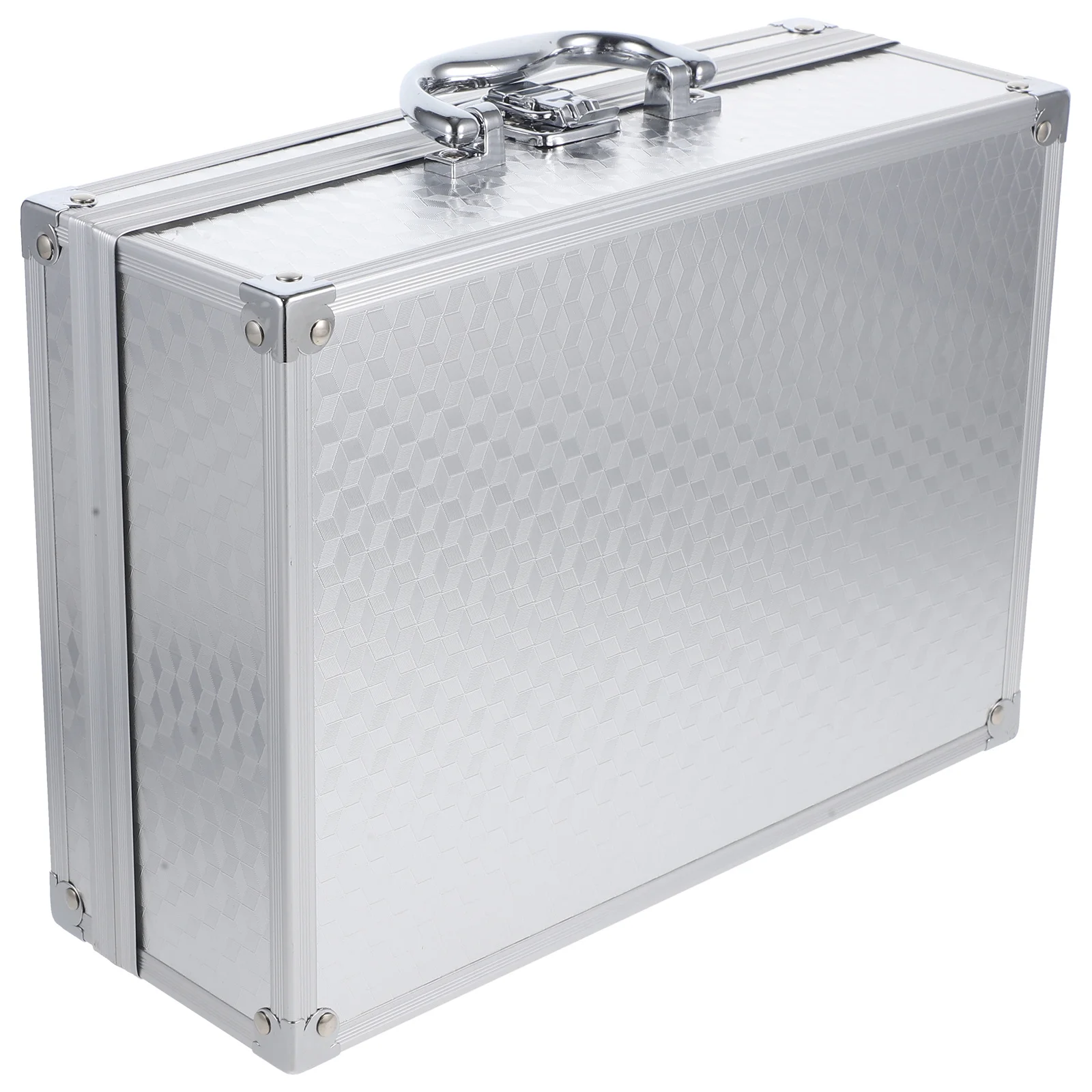 Kotak Peralatan Aluminium Alloy Portabel, Kotak Penyimpanan Tugas Berat untuk Peralatan, Penggunaan Perjalanan Luar Ruangan, Kotak Pembawa Logam Kokoh dengan