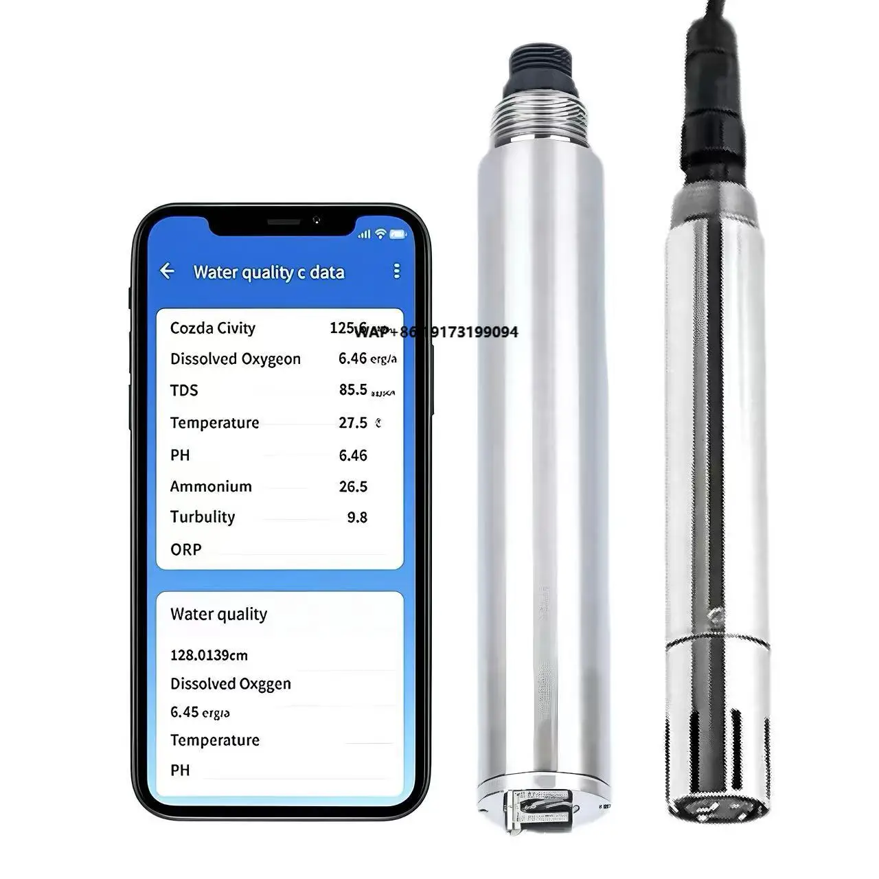 Water Quality Meter for Outdoor Monitoring Sewage Treatment and Industrial Measurement Optical Inline Turbidity Sensor