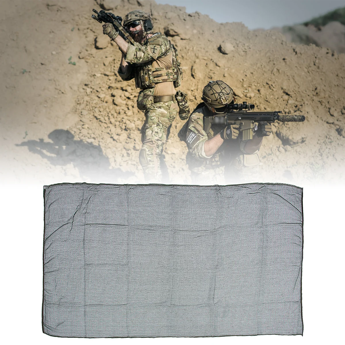 Camouflage Mesh Sjaal Winddicht Zandbestendig Buiten Jagen Wandelen Kamperen Fietsen Koelnet Wrap Voor Heren Dames Groen