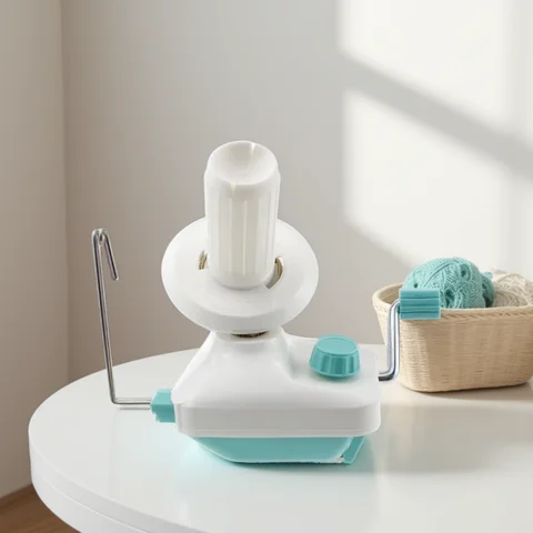 Manual Wool Ball Winder for Winding Yarn Skein Thread and Fiber Hand Operated Swift Wool Yarn Winder for Knitting and Crocheting