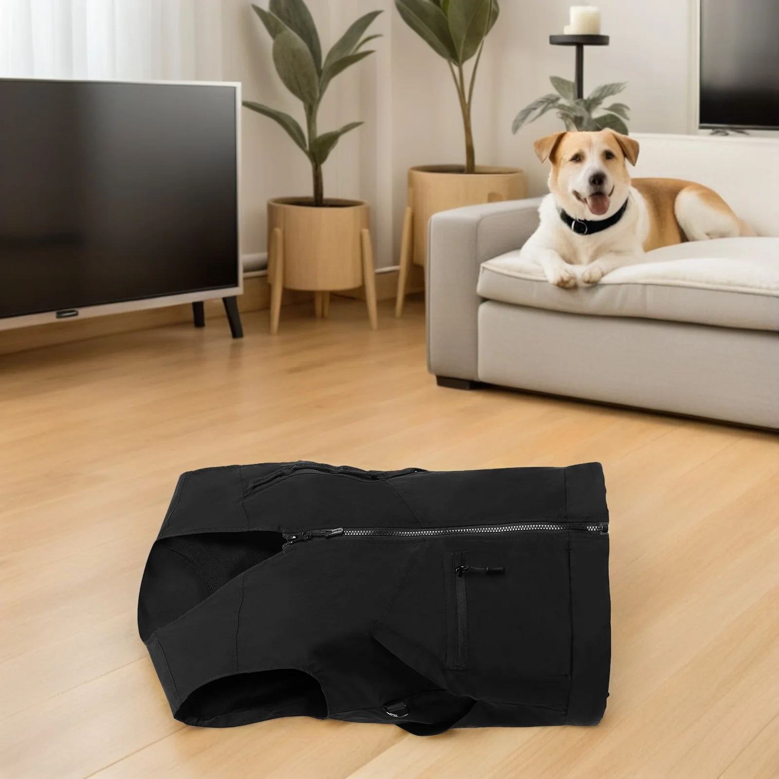 

Pet Trainer Vest for Dog Handler Windproof Waterproof Obedience Training Gear with Multi Pockets Professional Pet Owner Apparel