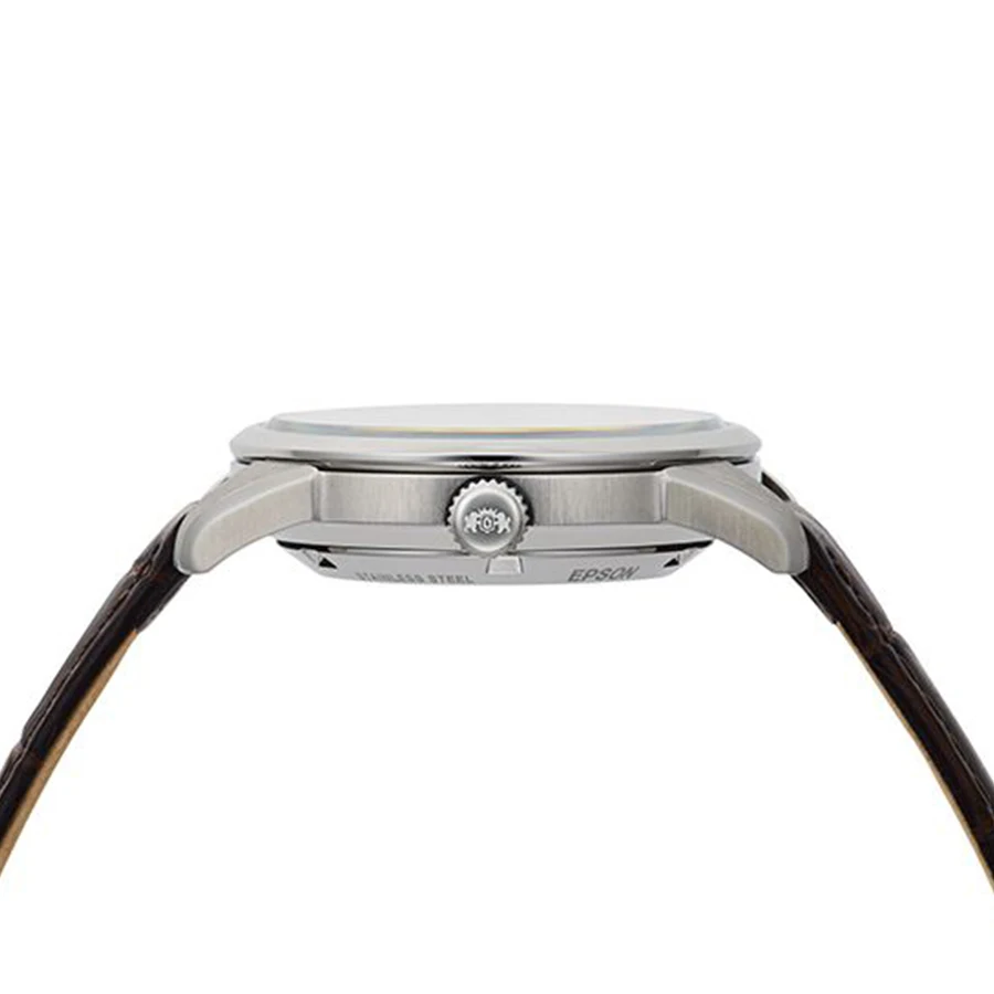 ساعة أورينت ساعة ميكانيكية أوتوماتيكية بالكامل للرجال مقاومة للماء وحافظة شفافة للعمل وساعة يد خلفية