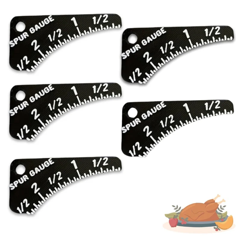 BYBS-Turkey Spur Gauge, Precision Tool For Measuring Turkey Spur Length, Unique Measuring Tool For Turkey Hunters