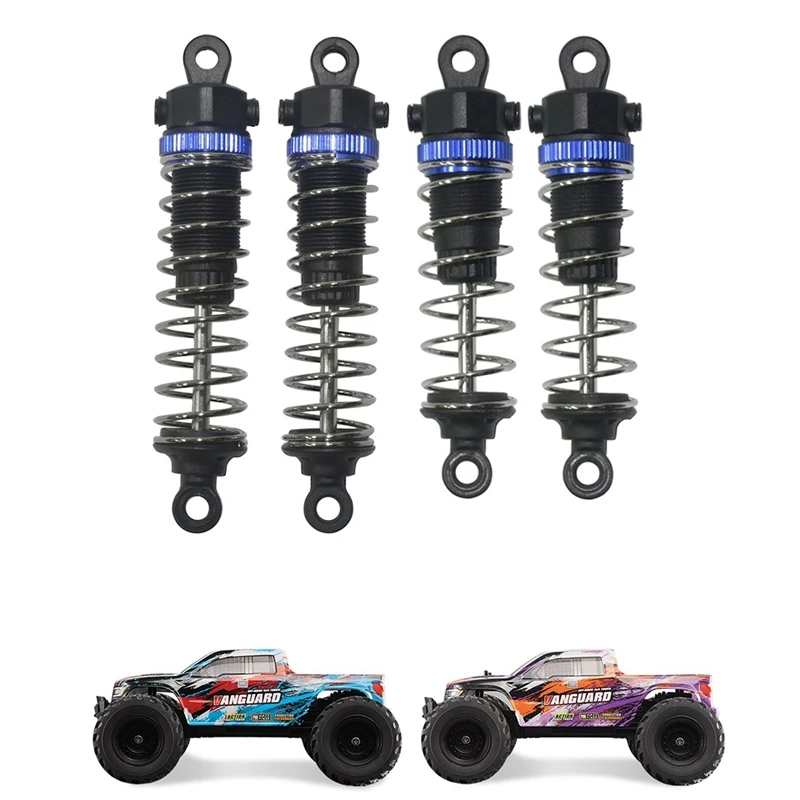 1Set Black Front And Rear Shock Absorber For HBX HAIBOXING 901 901A 903 903A 905 905A 1/12 RC Car Parts