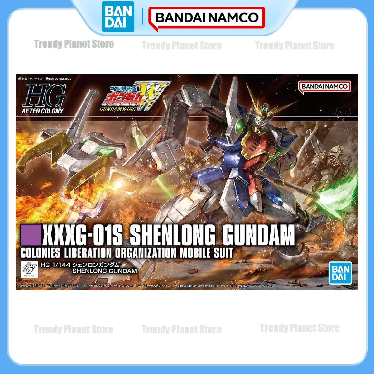 

Сборная модель Bandai в масштабе 1/144: XXXG-01S Shenlong Gundam - из серии New Mobile Report Gundam W, сборная фигурка в наличии