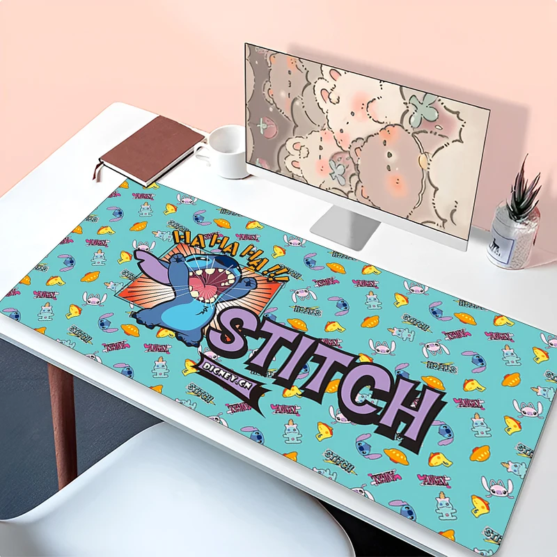 Lilo & Stitch Desk Mat Laptop Kawaii HD Anime Mouse Pad PC Gaming Accessories Keyboard Rug Cute Cartoon Mousepad 900x400 Carpet