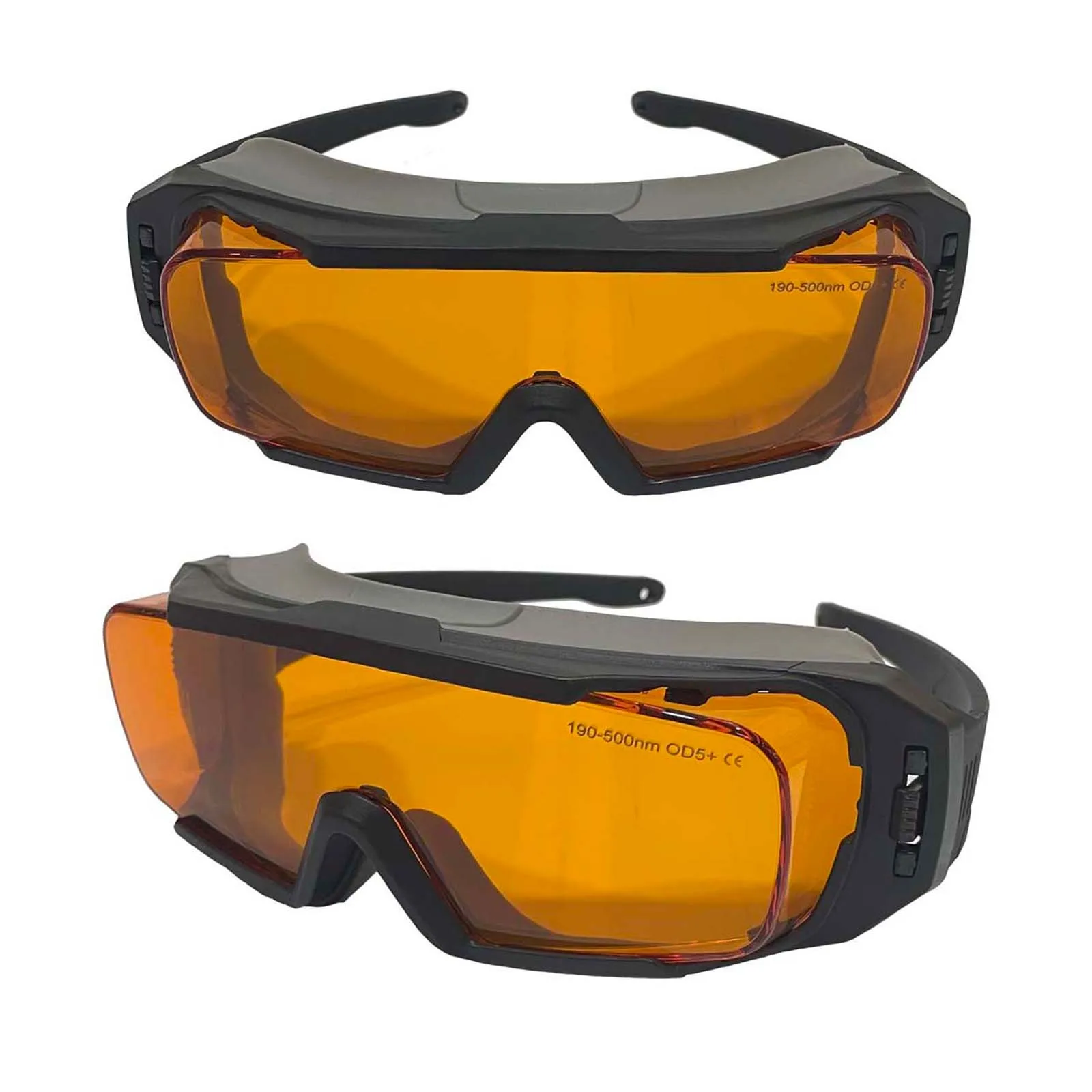 190-500nm OD5+ CE Laser Protective Glasses Removable Leg Laser Marking Goggles Without Box