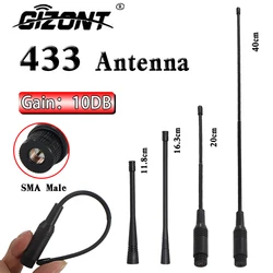 LORA gateway 433MHz antenna high gain SMA Male Connector antena 470-510mhz 580MHZ OMNI Soft antenne 433m IOT waterproof antennas