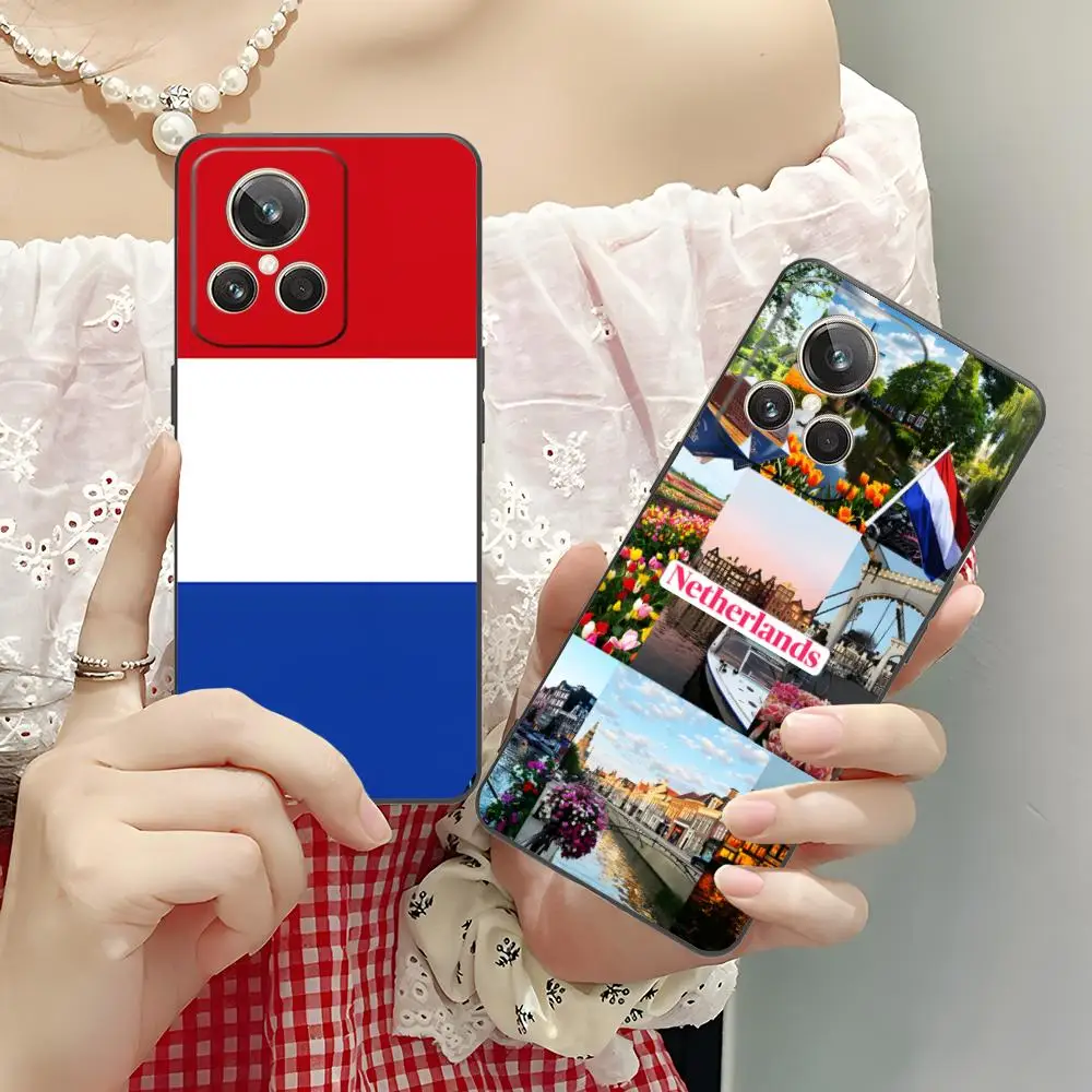 

Netherland Dutch Flag Matte TPU Mobile Phone Case for Realme GT 8 Neo Pro C75 73 71 C67 65 C55 53 C35 31 C20 15 Colorful Cover