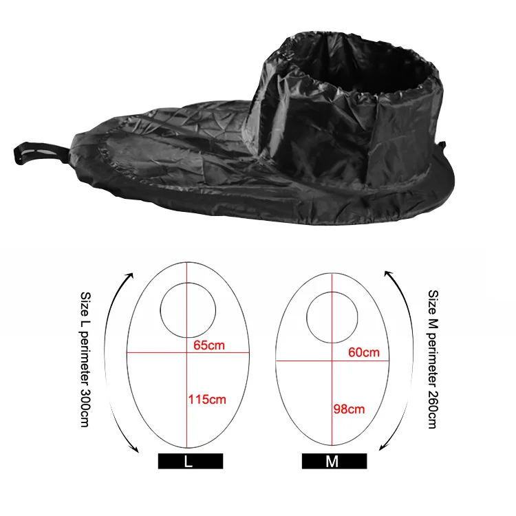 Specialised Waterproof Apron for Kayaking Cockpits – Made From Diving Fabric, Water-repellent, Apron Accessories, Outdoor Use