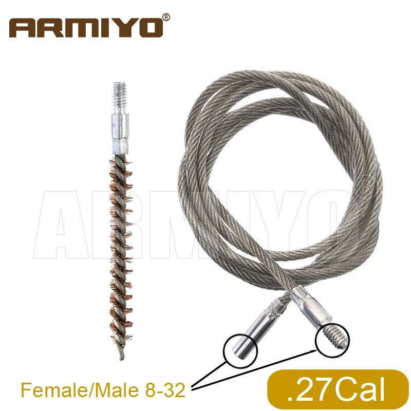 Armiyo Taktische Gen 2. Generation Unendlich Verlängerbare 5mm Kabelbürste zur Kohlenstoffablagerungsreinigung, Bronze-Bürste für Jagdzubehör – Detail 4