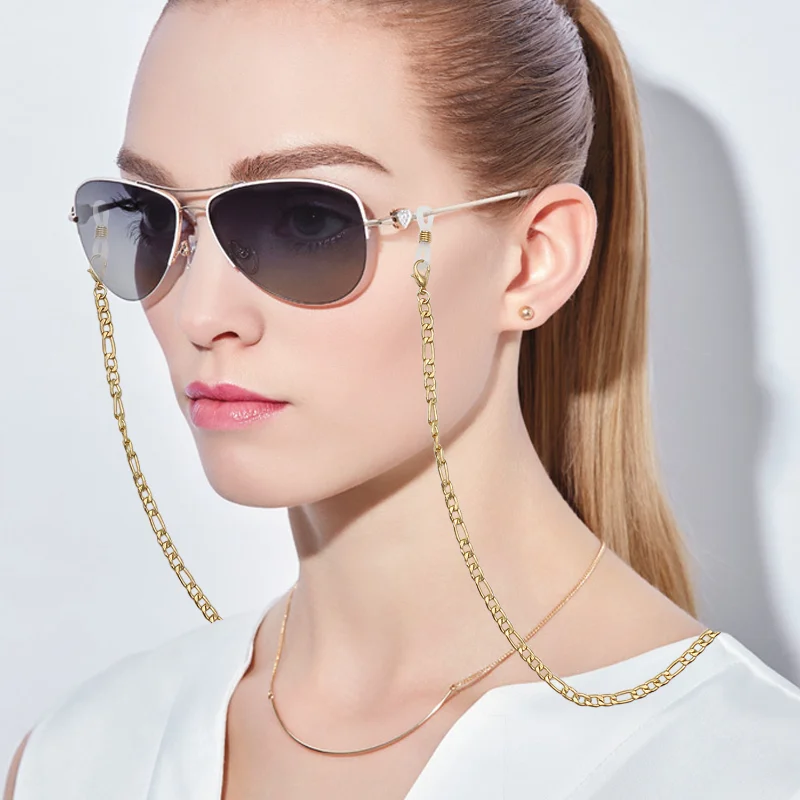 Fashion Pearl Mask Chains Glasses Chain for Women Retro Metal Sunglasses Lanyards Eyewear Cord Holder Neck Strap Dropshipping