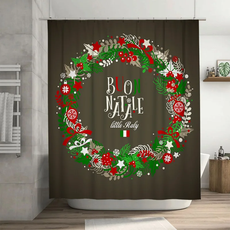 

TU занавеска для душа в ванной комнате с цветочным принтом, винтажный фермерский дом, природа, ботанический узор, домашний декор, моющаяся ткань, водонепроницаемая перегородка для комнаты