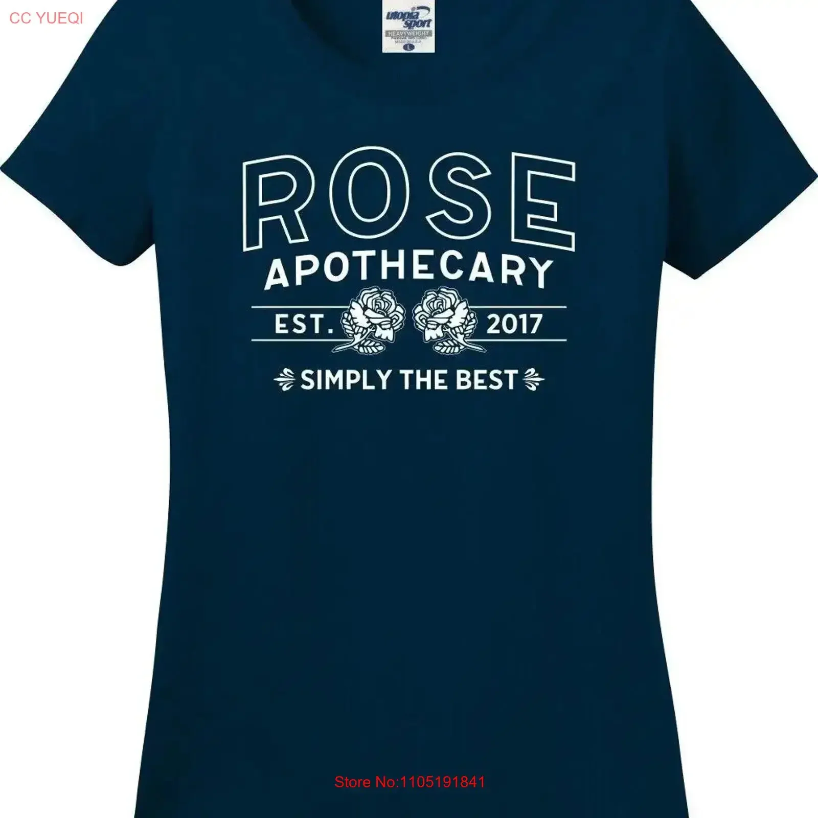 Rose Apothecary Simply The Best Est 2017 Missy Fit Ladies T Shirt S 3X vintage Washed fashion Stylish Stretched Slightly