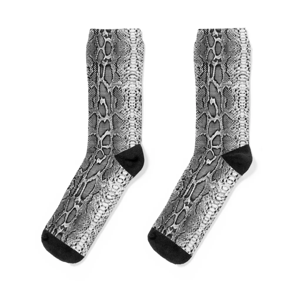 

silver snakeskin Socks