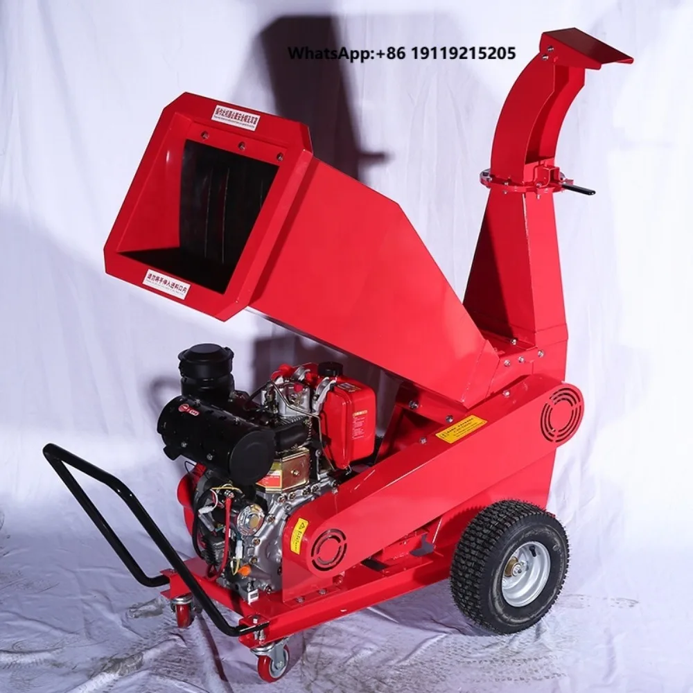 Top Selling 100mm Wood Chip Shredder Petrol Garden Shredder Chipper