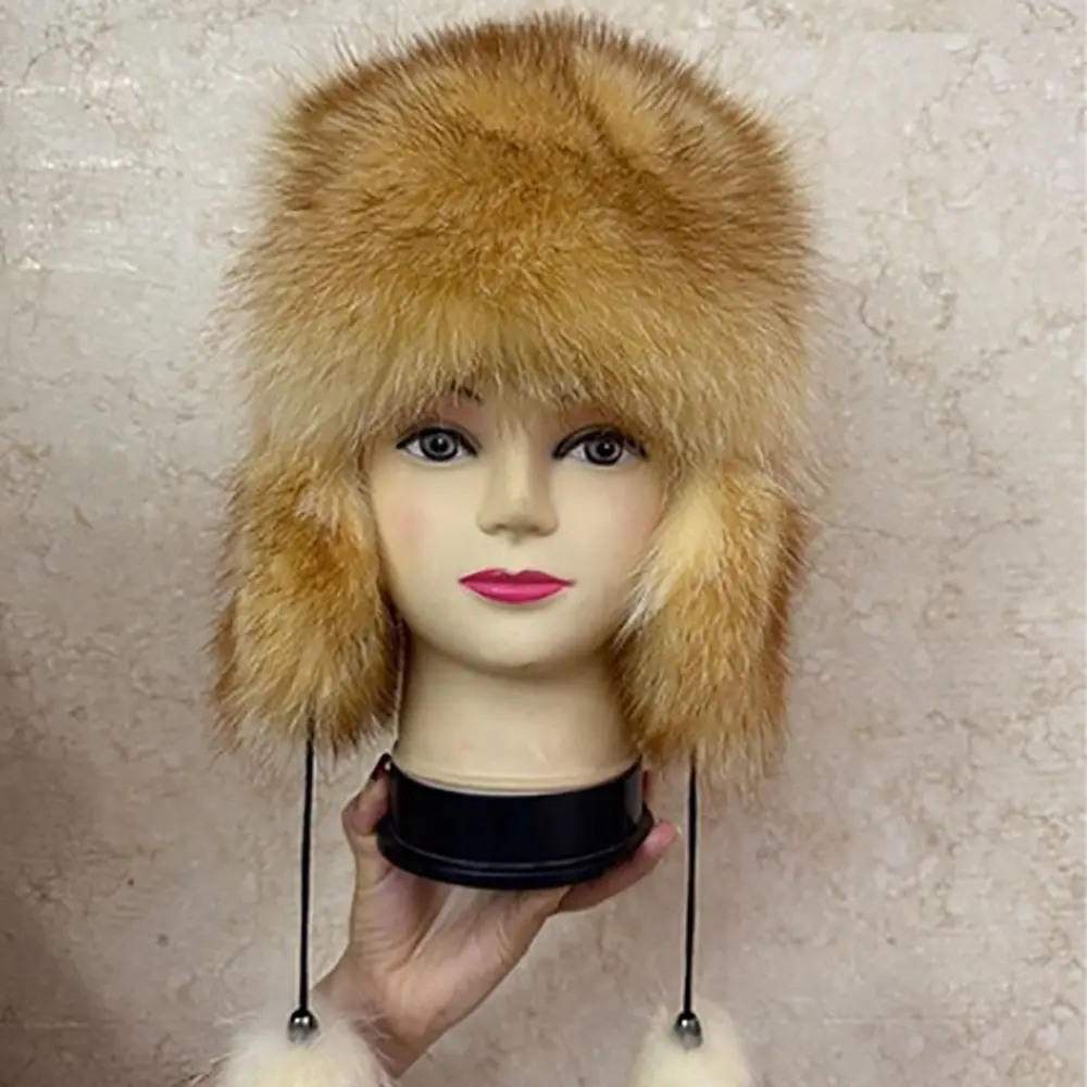 Cute Parent Child Raccoon Tail Hat Coldproof Thick Warm Ears Helmet Liner Fashion Design Thickening Material Hat Winter Season