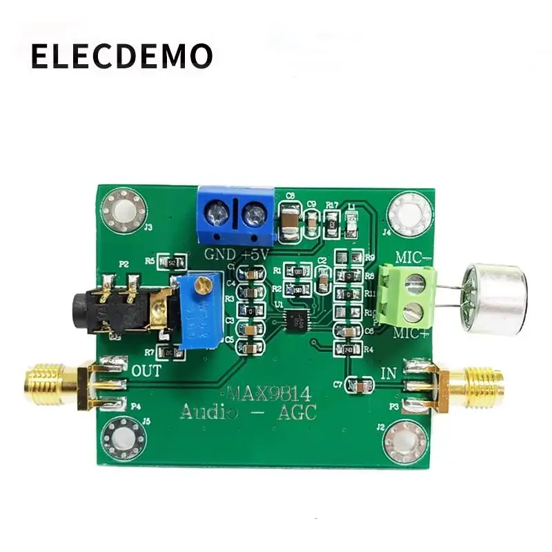 MAX9814 Microphone Amplifier Module Audio AGC Microphone Sensor Pickup MIC Microphone Sound